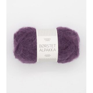 Børstet Alpakka 4672 Brombeersaft