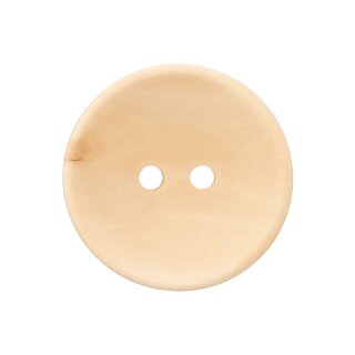Knopf "Holz" 25mm creme