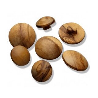Knopf "Holz" 15mm, pilzförmig
