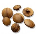 Knopf "Holz" 15mm, pilzförmig