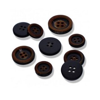 18mm Hornknopf "Büffelhorn"