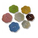 Knopf "Perlmutt" 15mm natur Blume