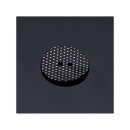 Knopf "Perlmutt" 23mm schwarz Tupfen