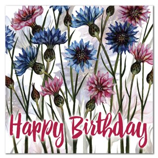 Karte "Cornflowers Birthday" CA103