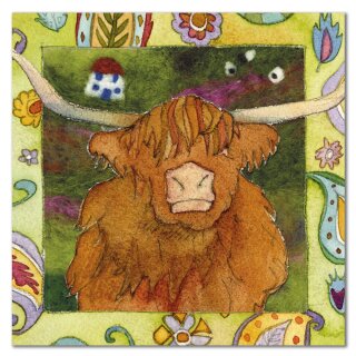 Karte "Highland Cow" FT06