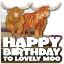 Stanzkarte "Highland Coos" DC29