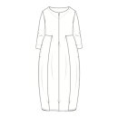 11020 dress long with pleats