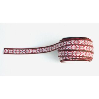 Webband "Leksand" bunt 15 mm
