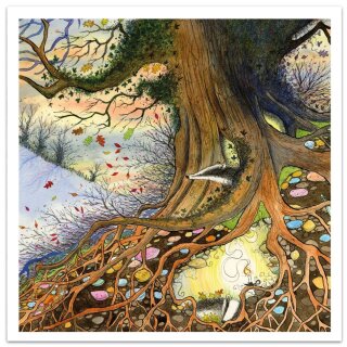 Karte "Autumn at the Sett" EH84