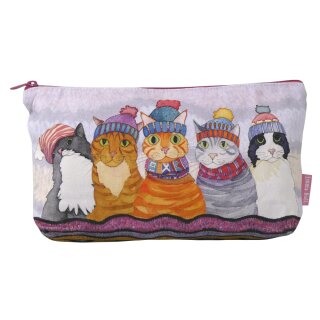 Zipperbeutel "Cats in Hats"