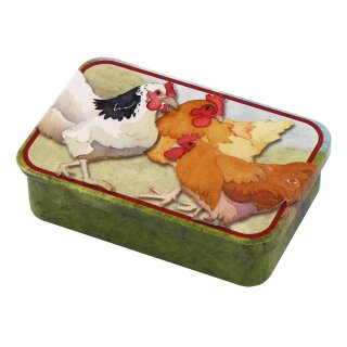 Taschendose "Hühner"