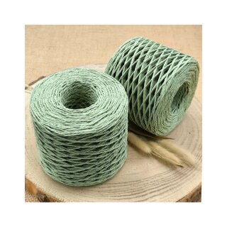 Raffia Garn gewickelt Salbei