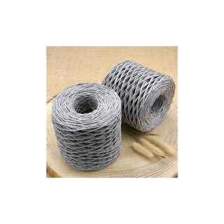 Raffia Garn gewickelt 53 Hellgrau