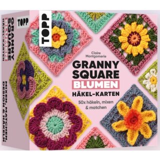 "Granny Square Blumen Häkel - Karten!"