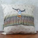 Baumwollkissen "Woolly Puffins"