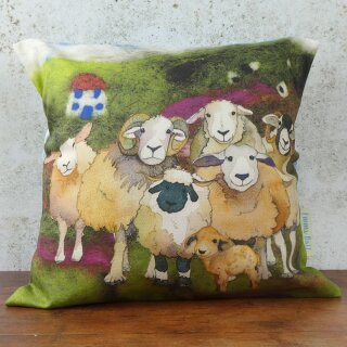 Baumwollkissen "Felted Sheep"