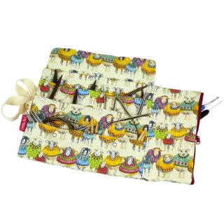 Nadeltasche für Rundstricknadeln "Sheep in Sweaters" KN12