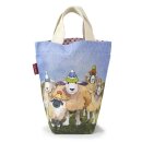Beuteltasche klein "Happy Sheep"