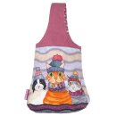 Handgelenktasche klein "Cats in Hats"