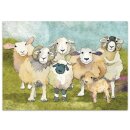 Postkarte "Felted Sheep"
