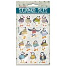 Sticker Set Woolly Puffins