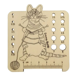 Nadelmaß "Knitting Cat"