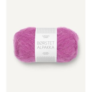 Børstet Alpakka 4628 Magenta