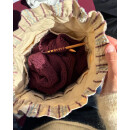 Knitters Project Bag - Seersucker Twin Stripe