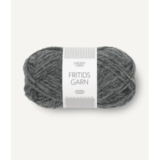 Fritidsgarn 1055 dark grey mottled