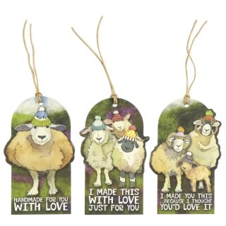 Geschenkanhänger "Happy Sheep"
