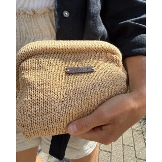 Lederlabel "PetiteKnit" Dunkelbraun