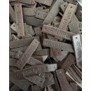 Lederlabel "PetiteKnit" Dunkelbraun