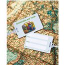 Kofferanhänger - "Strickerin auf Tour"