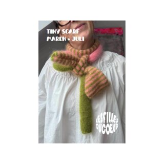 Kit "Tiny Scarf" gestrickt aus Alpaca Holst Titicaca