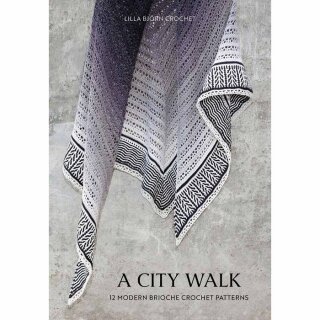 "A City Walk book: 12 modern brioche crochet patterns"