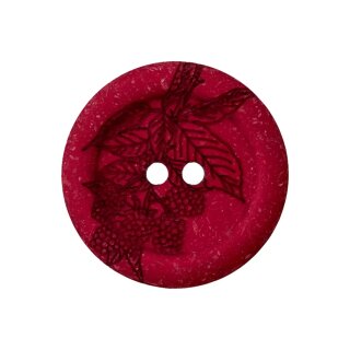 Polyesterknopf "Beeren" 2-Loch, recycelt, 23mm