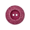 Baumwoll / Polyesterknopf "Dunkelrot" 2-Loch,...