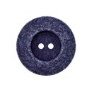 25mm Baumwoll-/Polyesterknopf "Marine" recycelt