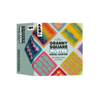 "Granny Square Muster Häkel - Karten"