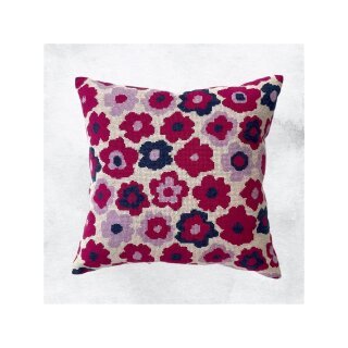 BALDYRE KISSEN Stickset "Franske Anemoner"