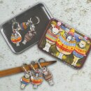 Maschenmarkierer Dose  "Sheep in Stripes"
