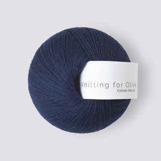 Knitting for Olive - Cotton Merino Navy Blue