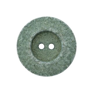 25mm Baumwoll-/Polyesterknopf "Hellgrün" recycelt