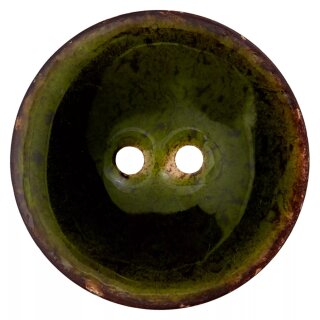 23mm Kokosknopf "Dunkelgrün"