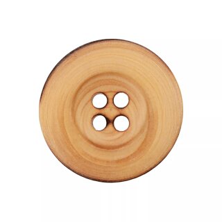 14mm Holzknopf 4-Loch