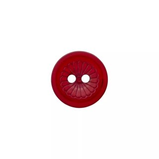 15mm Polyesterknopf 2-Loch "Blume"