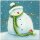 Karte "Wrapped up Snowman" 6Stk
