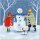 Karte "Snowman Building" 6Stk