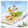 Karte "Fox Sledge Xmas" 6Stk