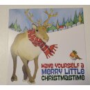 Karte "Reindeer Little Xmas" 6Stk